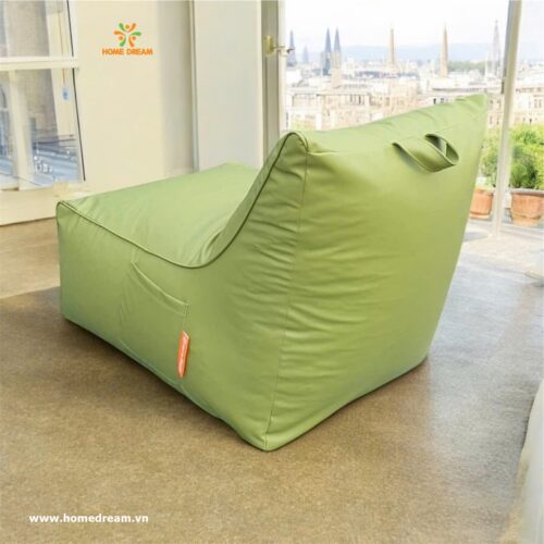 Beanbag sofa L-style vải da