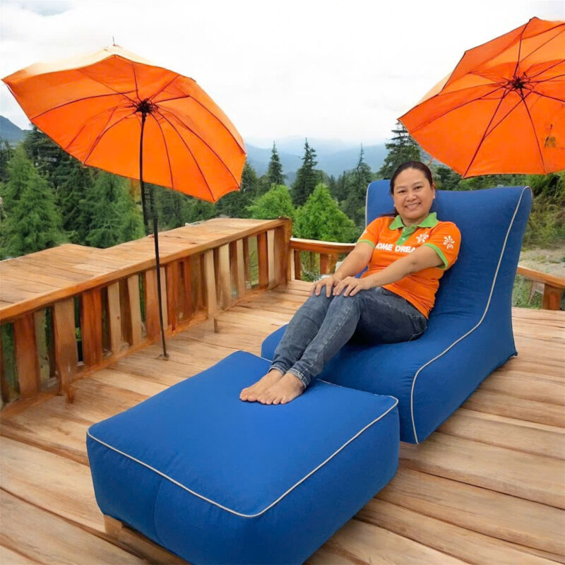 Bộ ghế lười L-Style Olefin Đôn Vuông