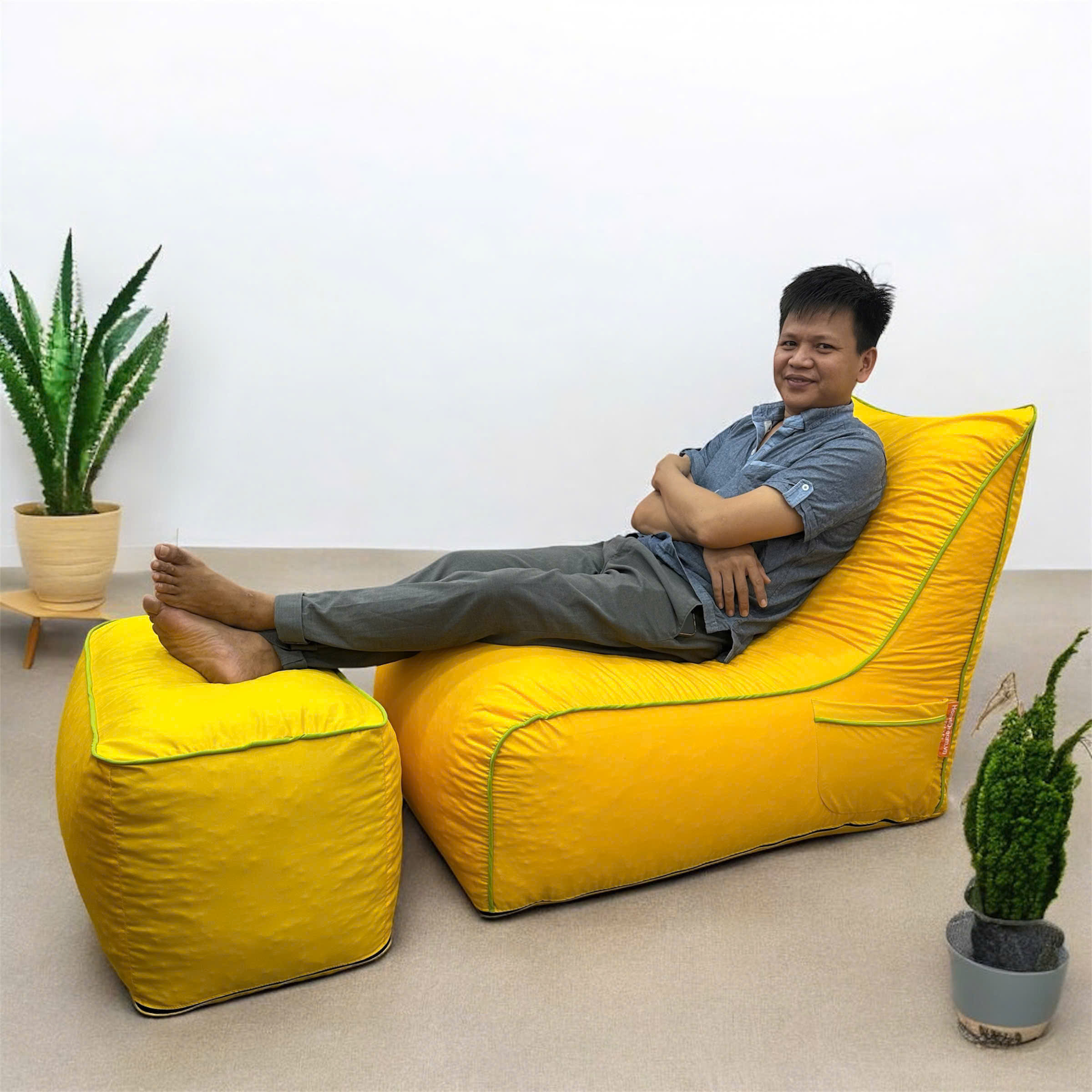 Bộ ghế lười L-style Canvas Cotton Home Dream