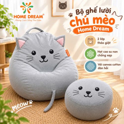 Bộ Ghế Lười Hình Thú Home Dream