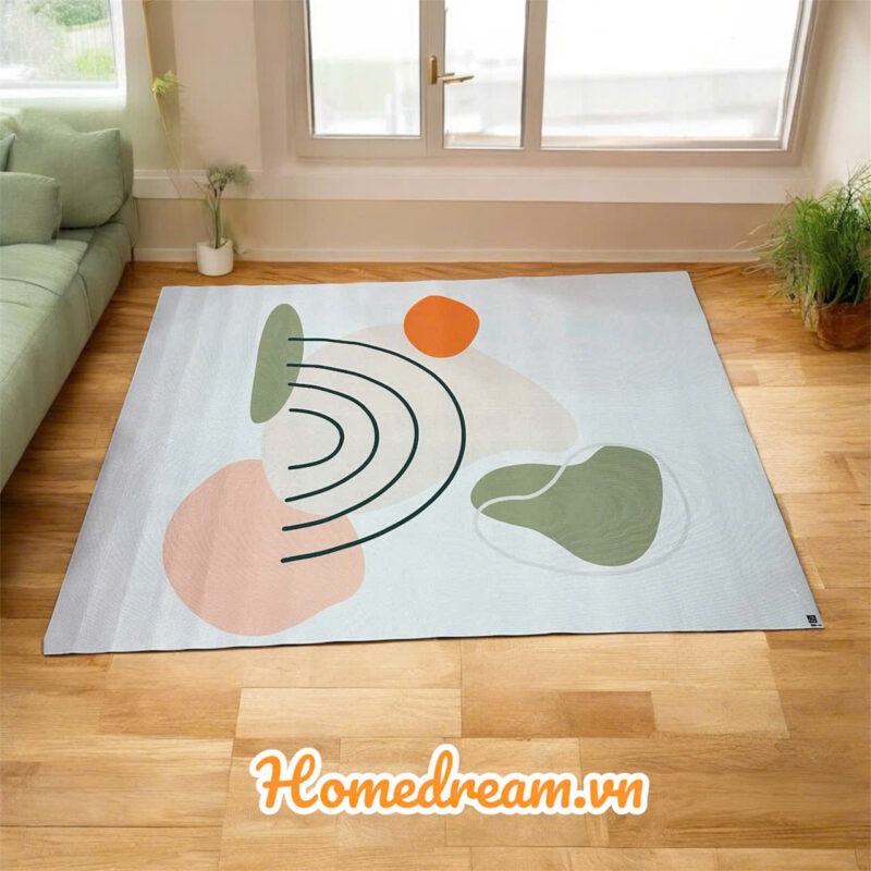 Thảm nỉ decor sofa phòng khách, phòng ngủ 1.2 x 1.6m