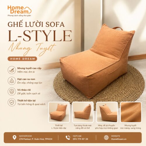 Ghế lười L-Style Nhung