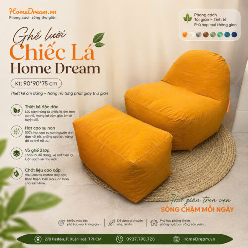 Ghế lười chiếc lá